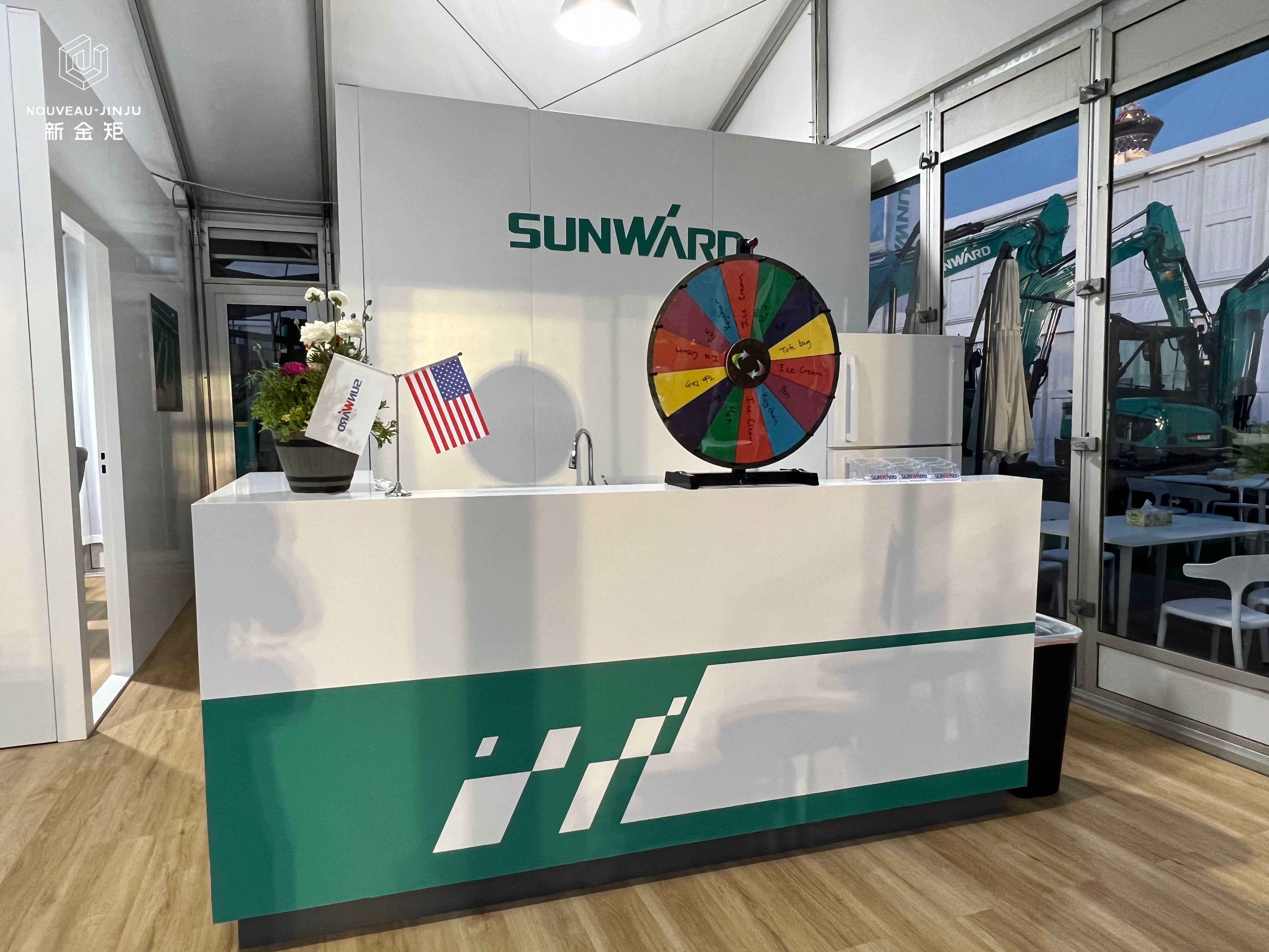 工程機(jī)械展?sunward山河智能?展位設(shè)計(jì)